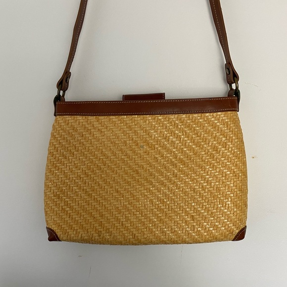 vintage woven purse